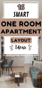 16 Smart One Room Apartment Layout Ideas - The Mega Mom