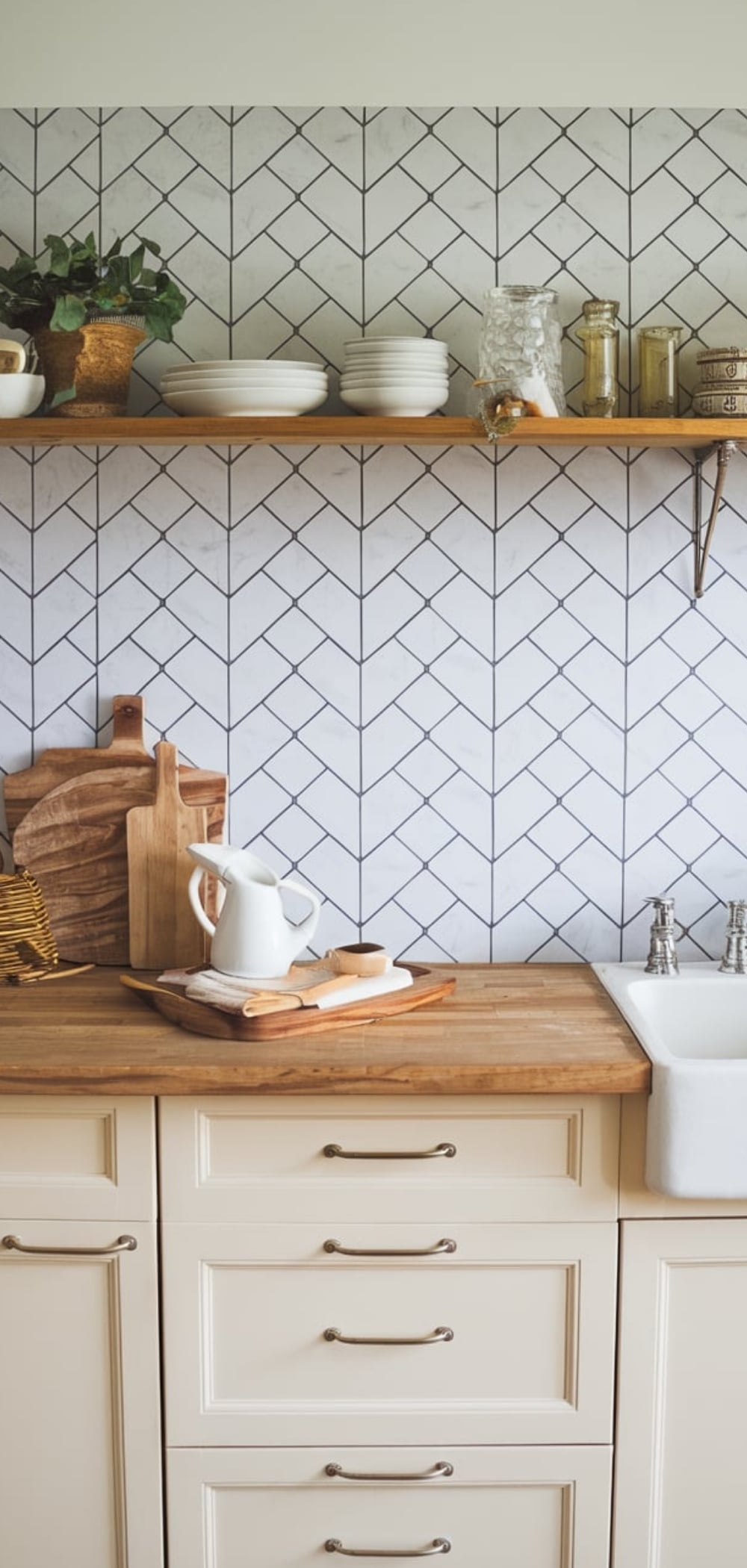 DIY Kitchen Backsplash