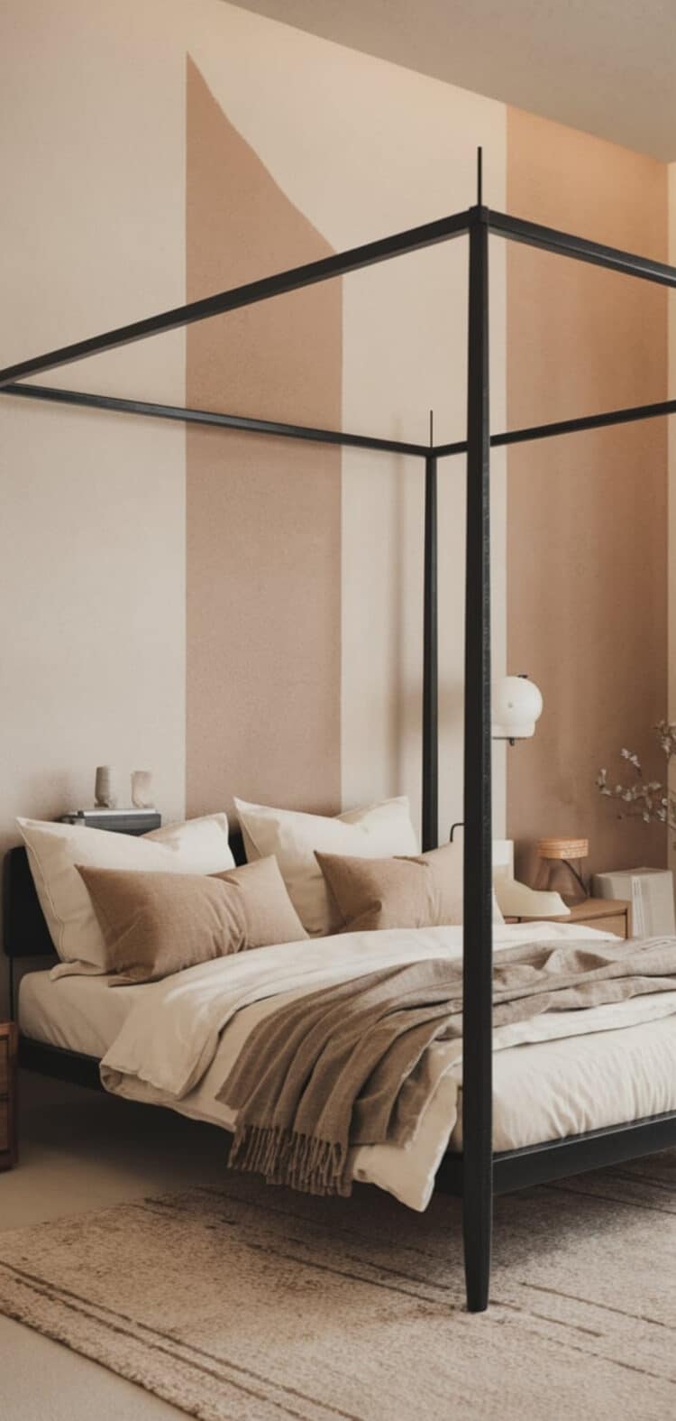 15 Stunning Black Frame Canopy Bed Ideas - The Mega Mom