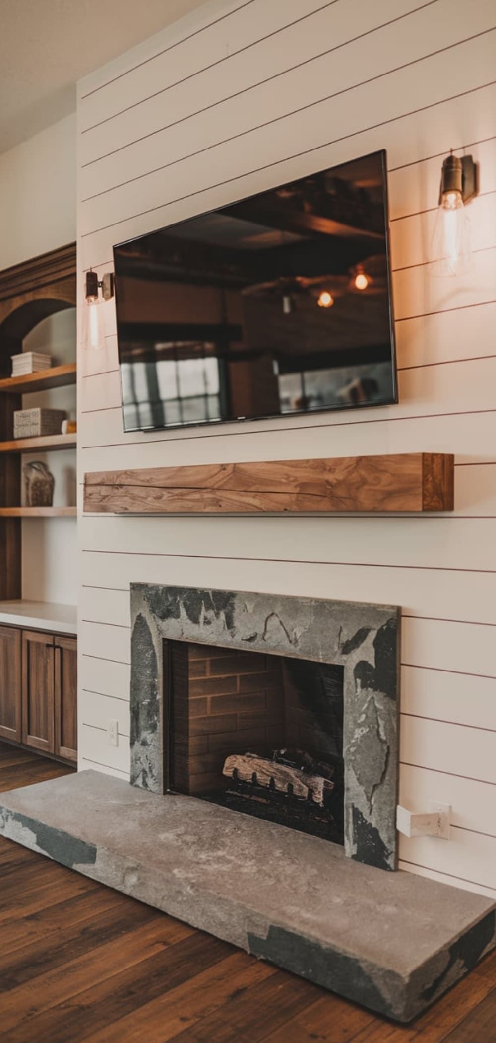 Shiplap Fireplace