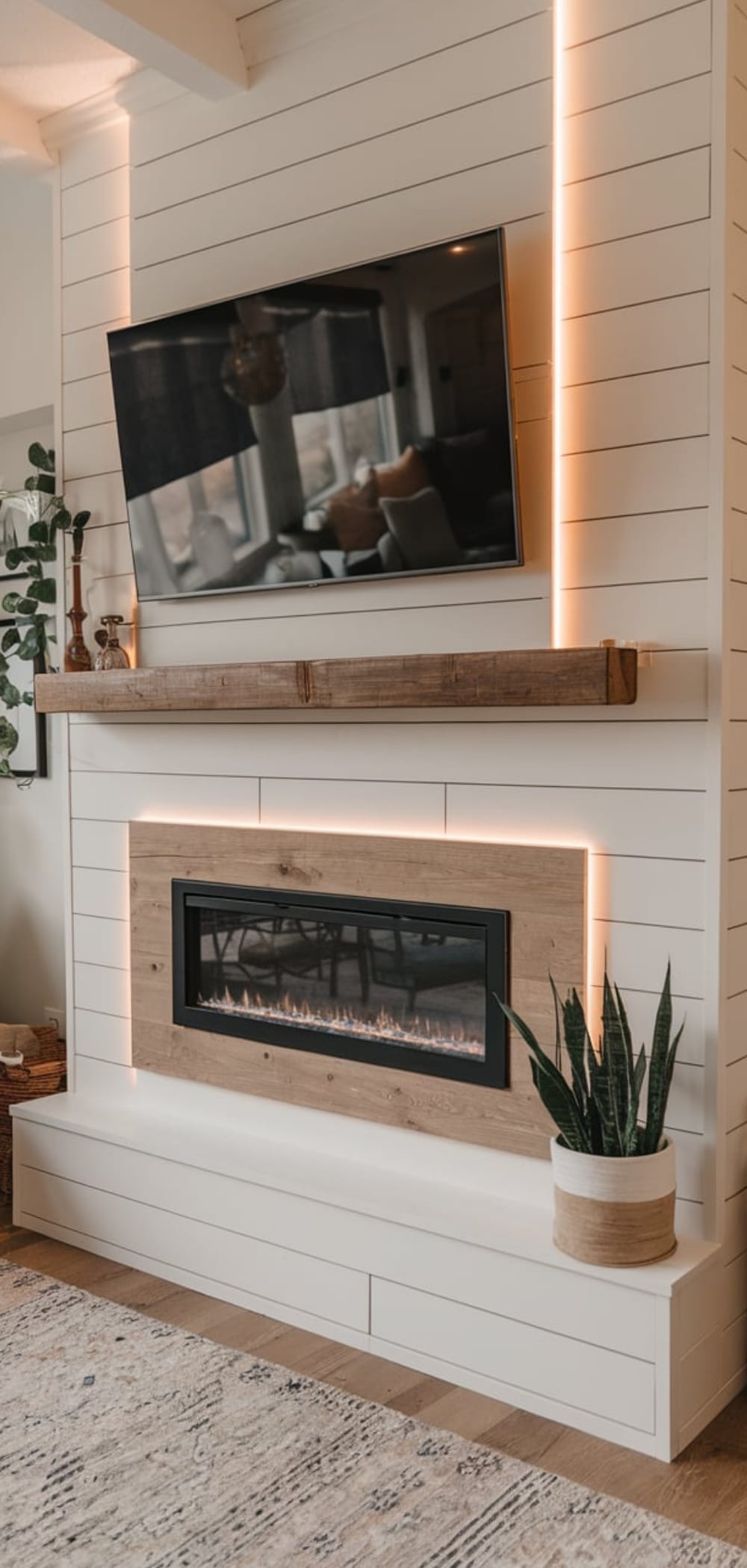 Shiplap Fireplace