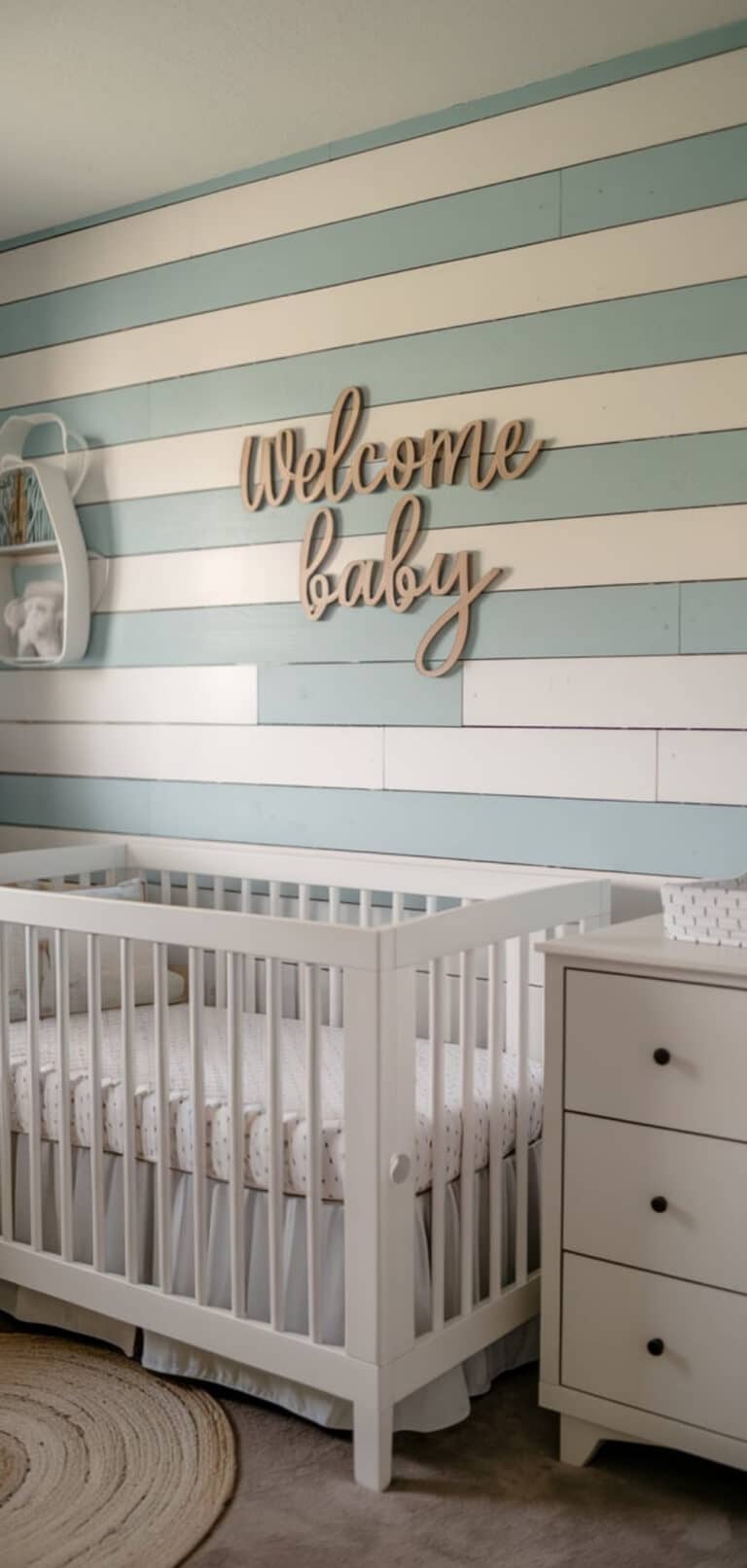 17 Trendy Accent Wall Baby Boy Nursery Ideas - The Mega Mom