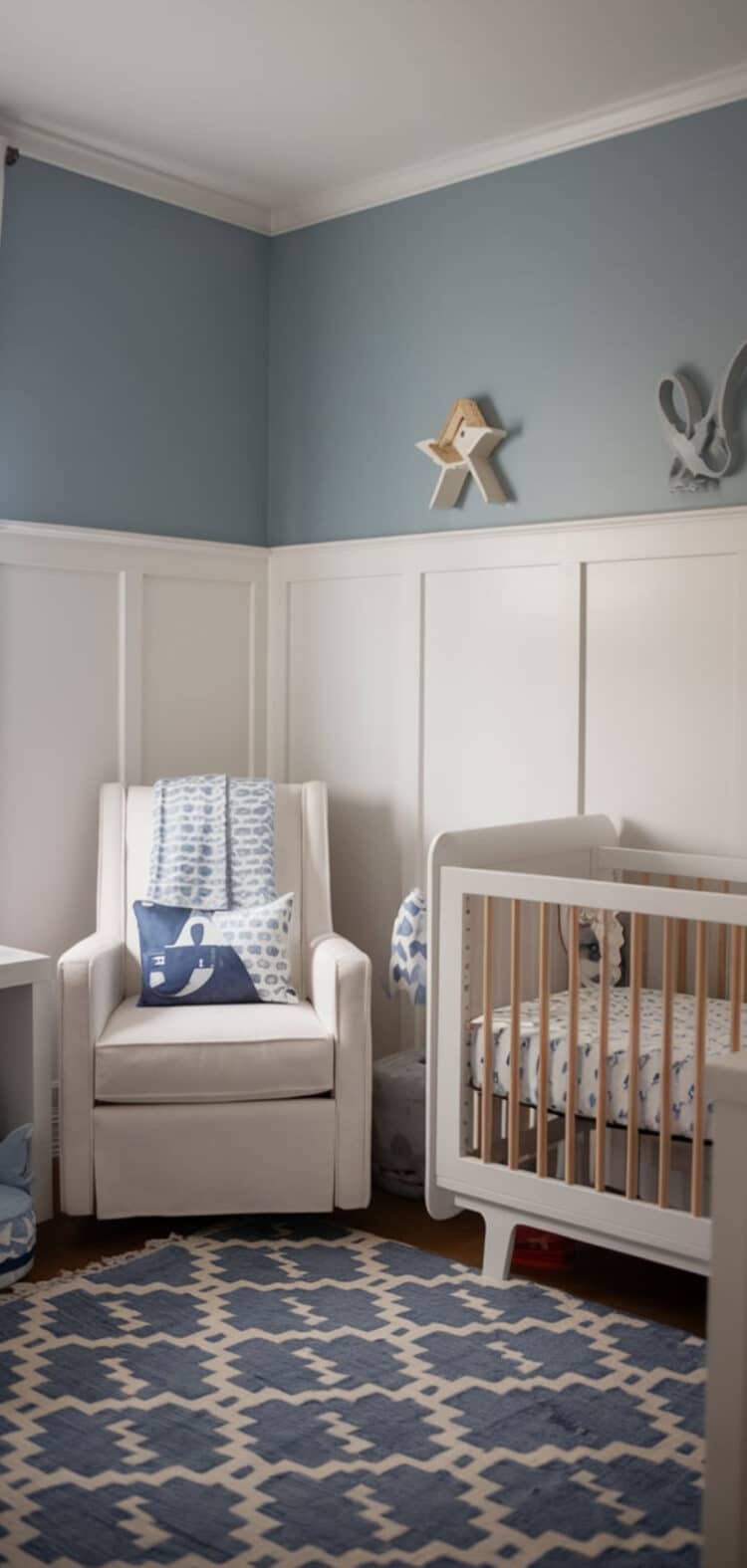 17 Trendy Accent Wall Baby Boy Nursery Ideas - The Mega Mom