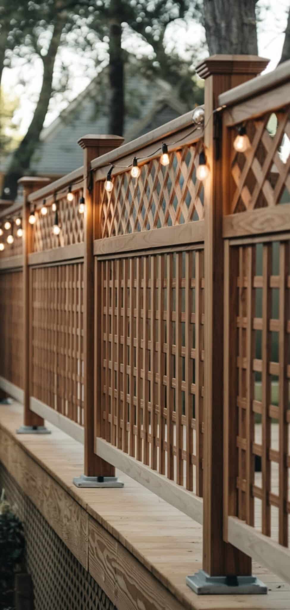 17 Beautiful Fence Deck Railing Ideas - The Mega Mom
