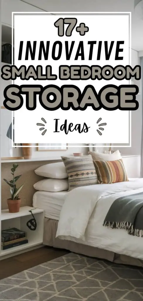 17+ Innovative Small Bedroom Storage Ideas - The Mega Mom