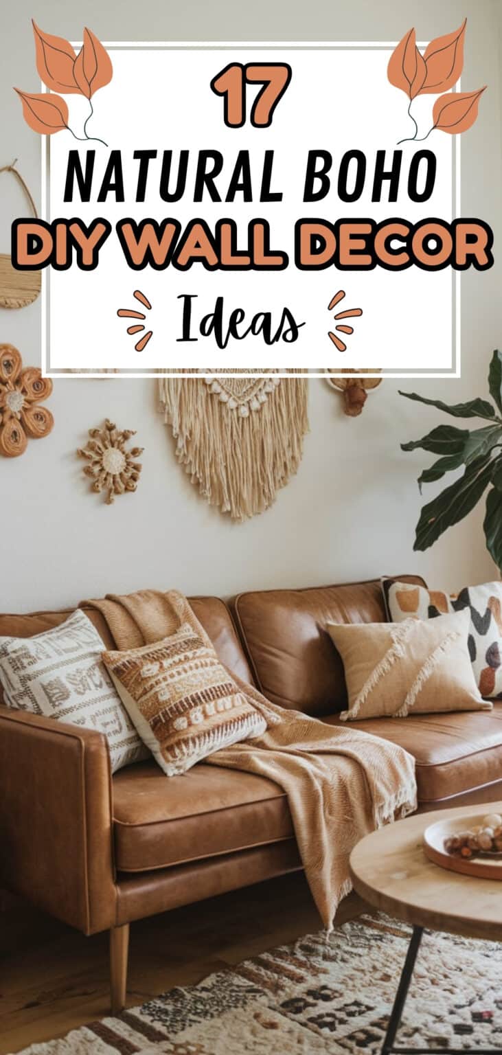 17 Natural Boho DIY Wall Decor Ideas - The Mega Mom