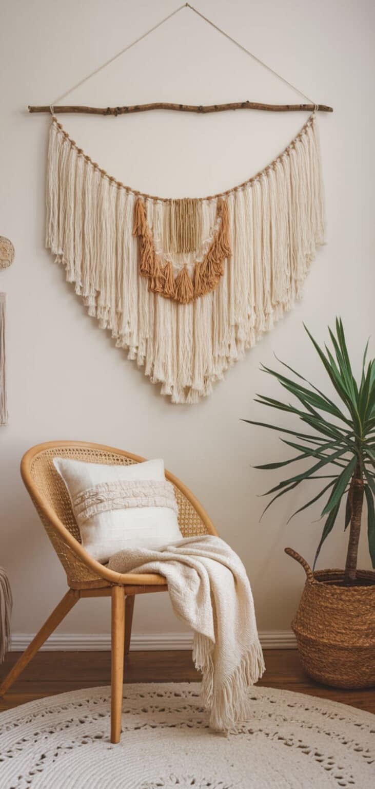 17 Natural Boho DIY Wall Decor Ideas - The Mega Mom