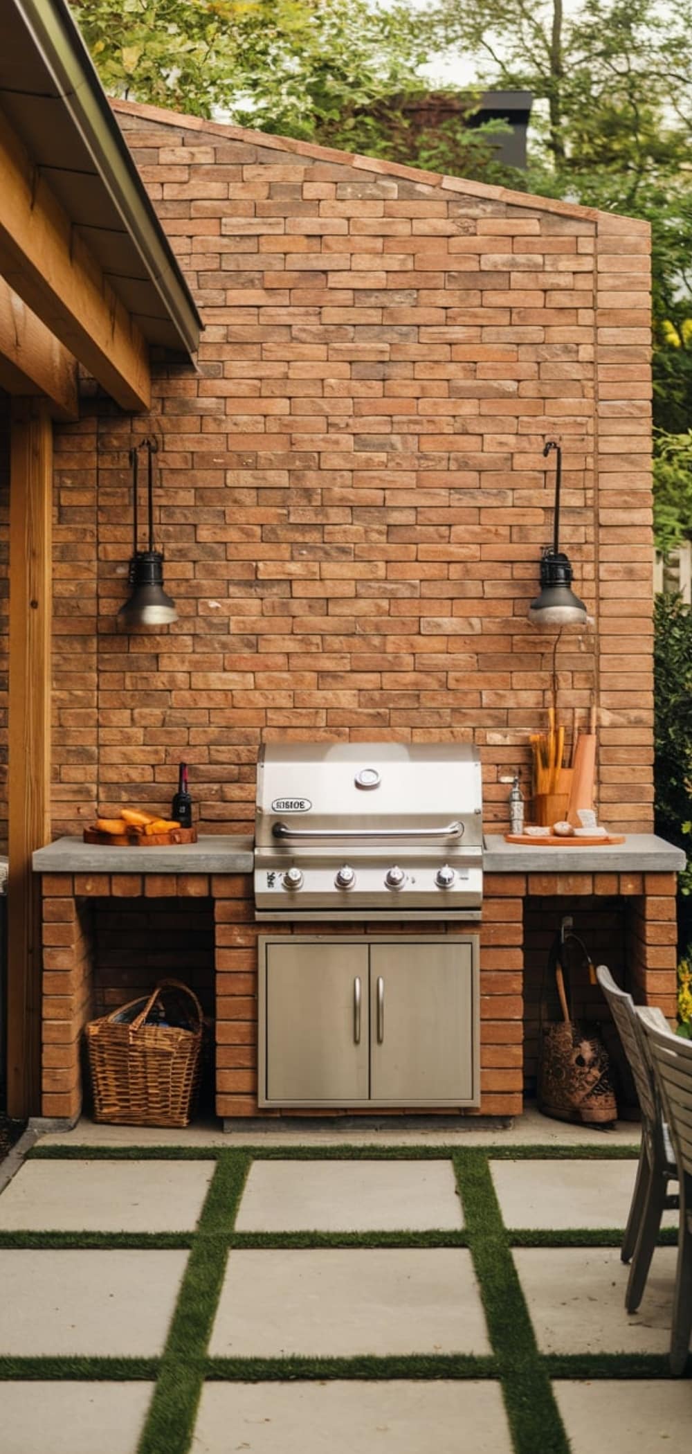 Outdoor Grill Station