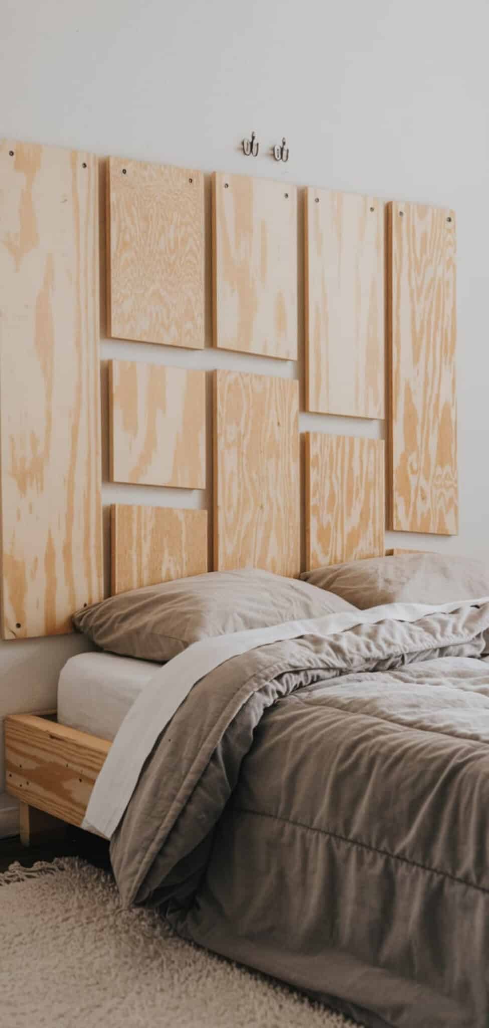 13 Easy and Cheap DIY Headboard Ideas - The Mega Mom