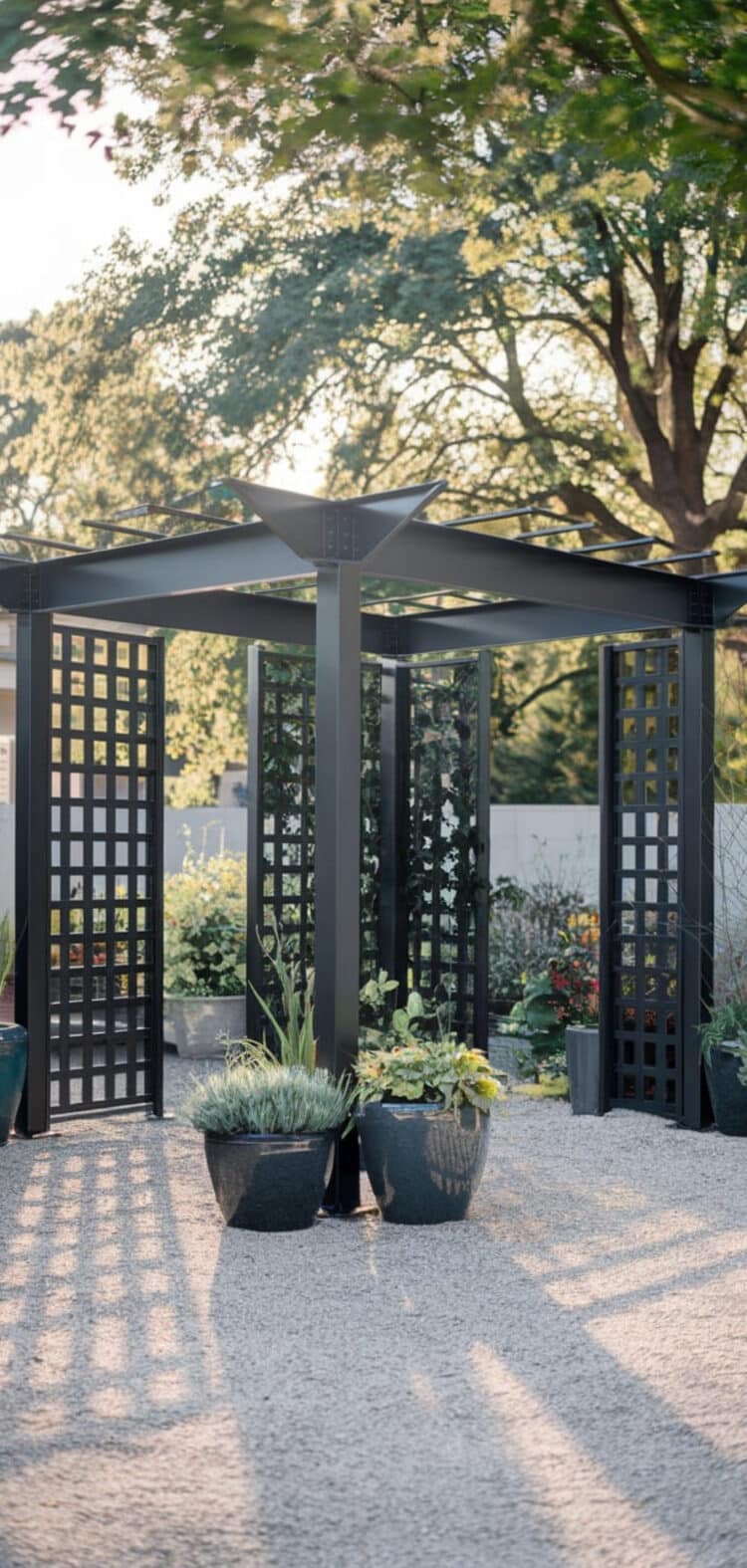 Image showcasing 15 Stunning Trellis Pergola Patio Ideas - The Mega Mom