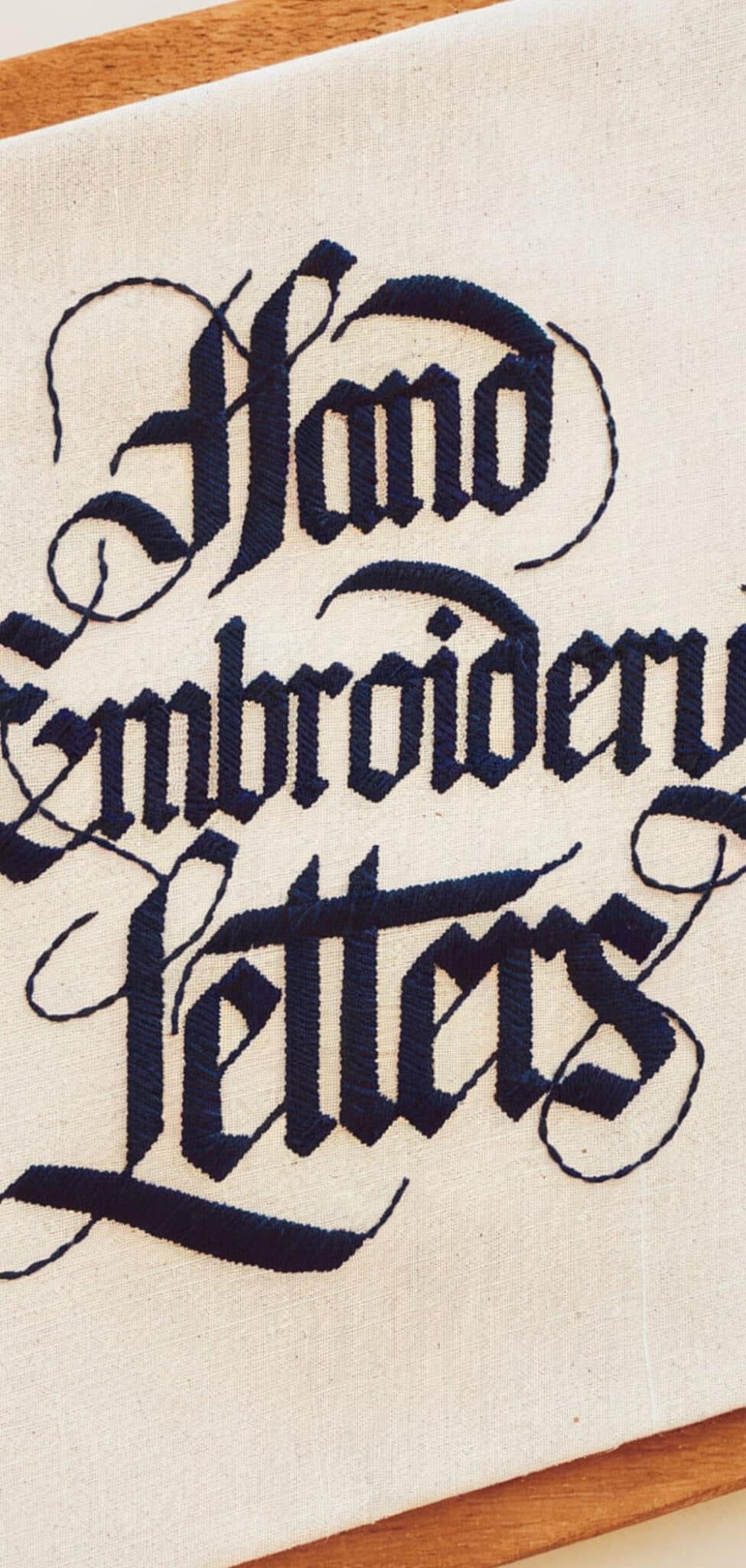 17 Beautiful Hand Embroidery Letters Ideas - The Mega Mom