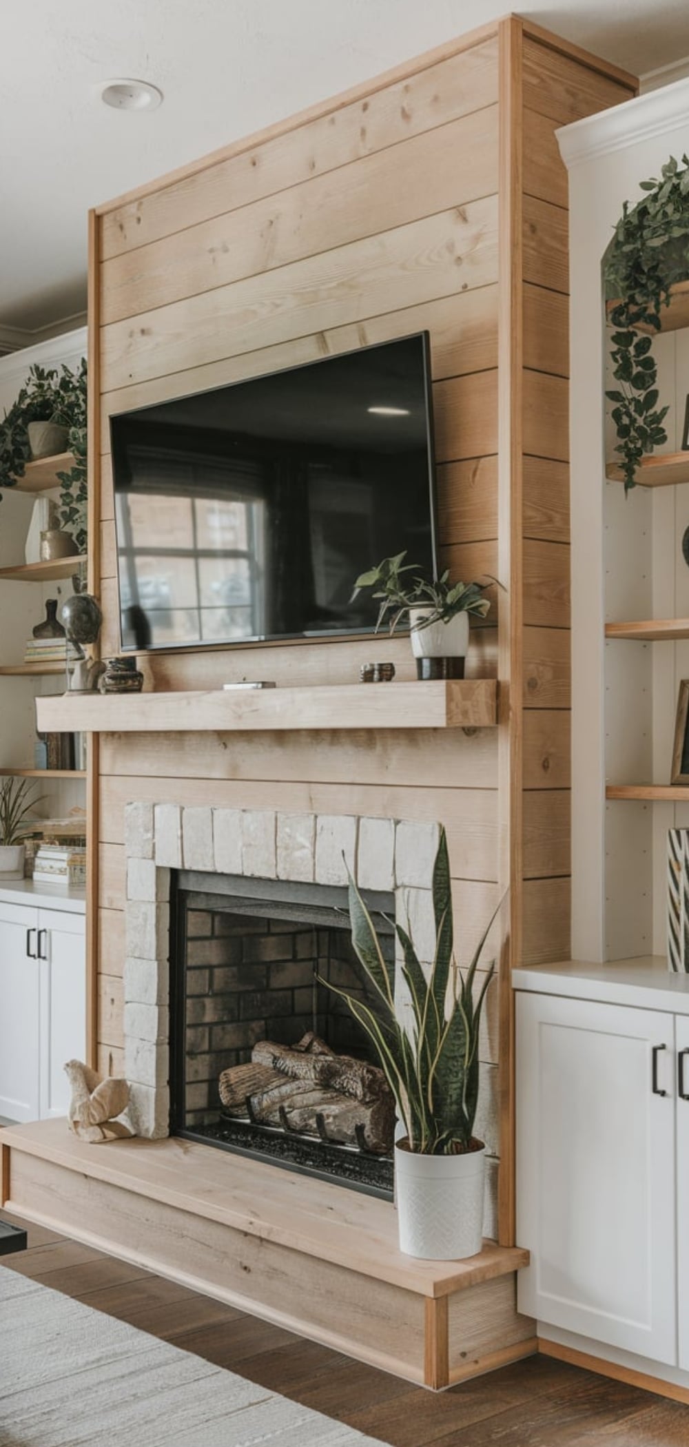 Shiplap Fireplace