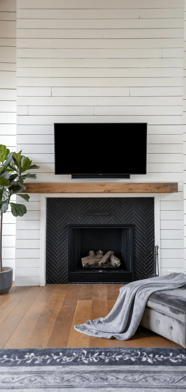 Shiplap Fireplace