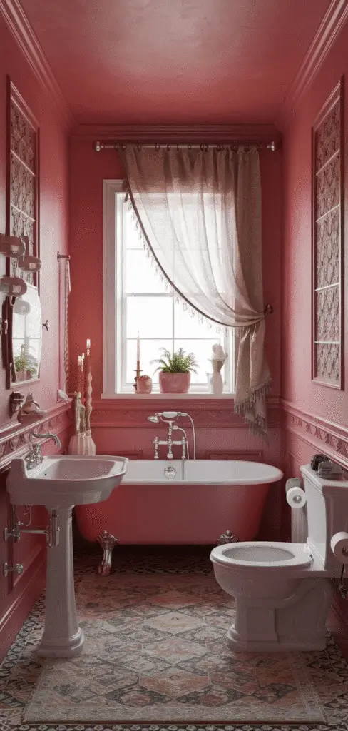 14 Charming Vintage Bathroom Color Ideas - The Mega Mom