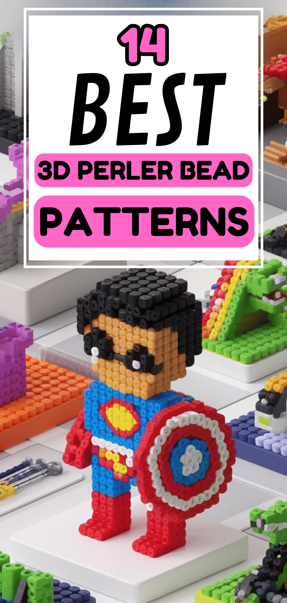 3D Perler Bead