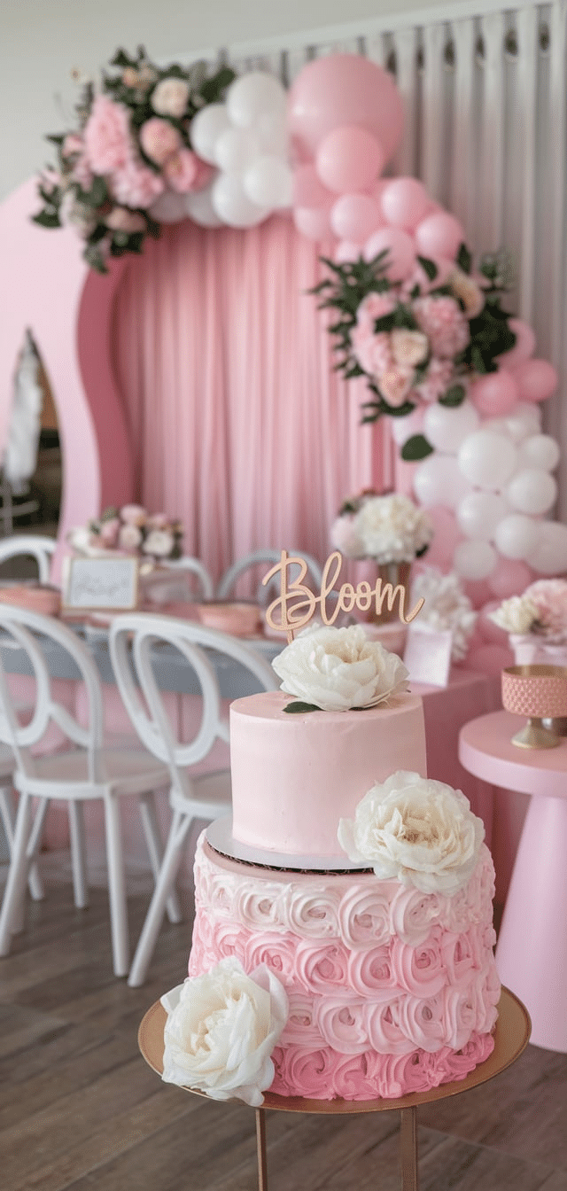 Baby in Bloom Shower Ideas