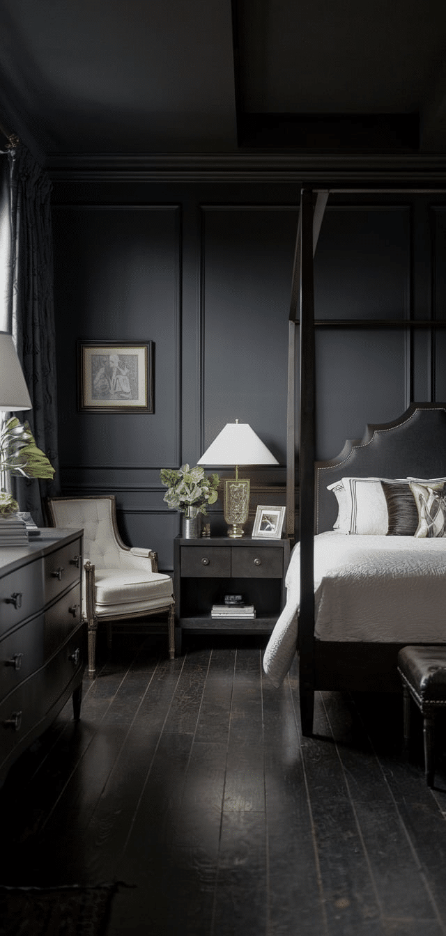 Dark Bedroom