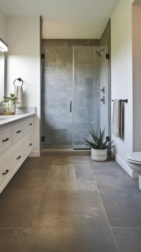 17 Modern Bathroom Floor Tile Ideas - The Mega Mom