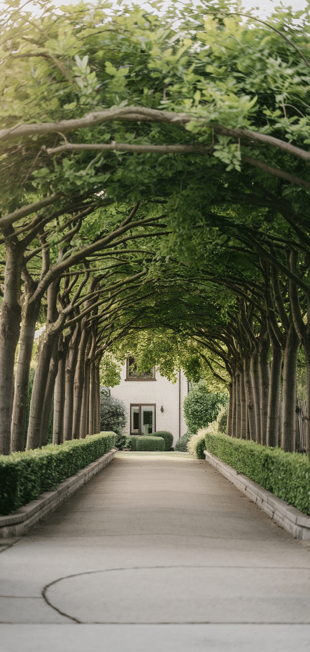 Driveway Entry Landscaping