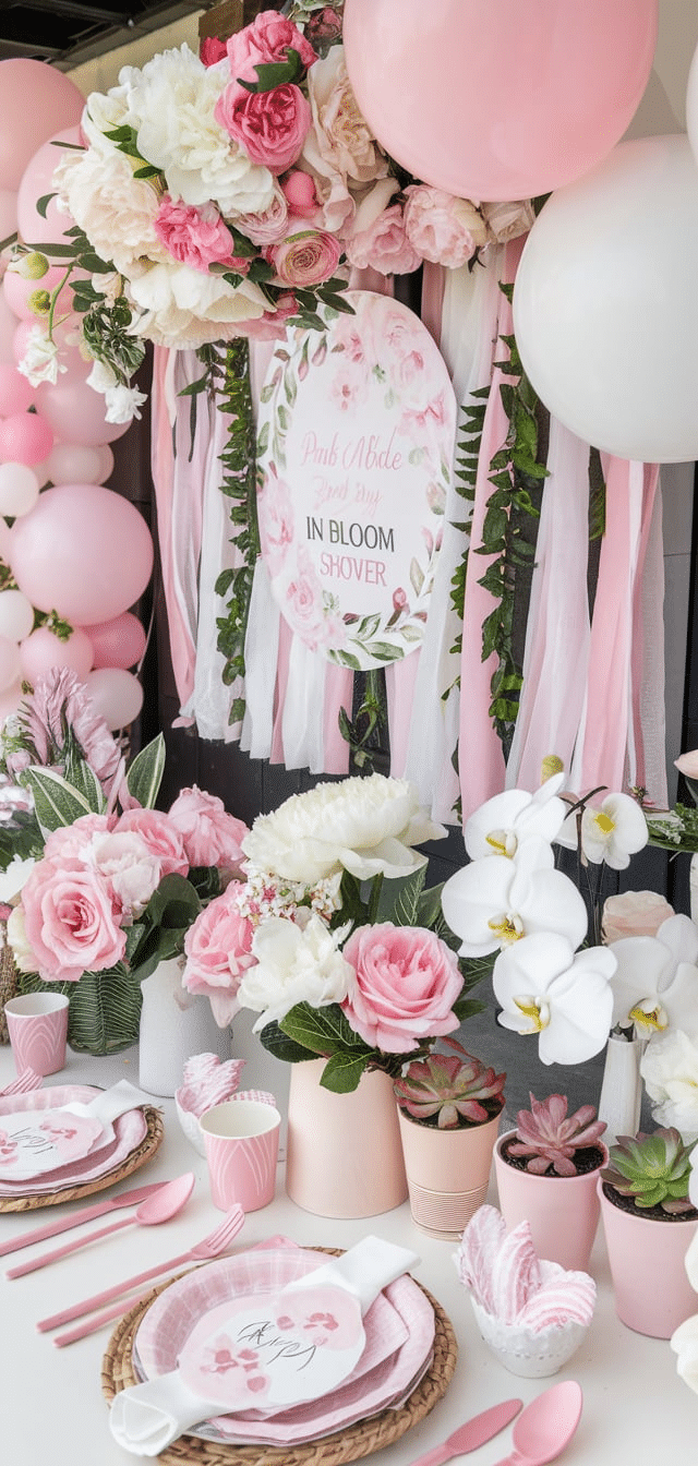 Baby in Bloom Shower Ideas