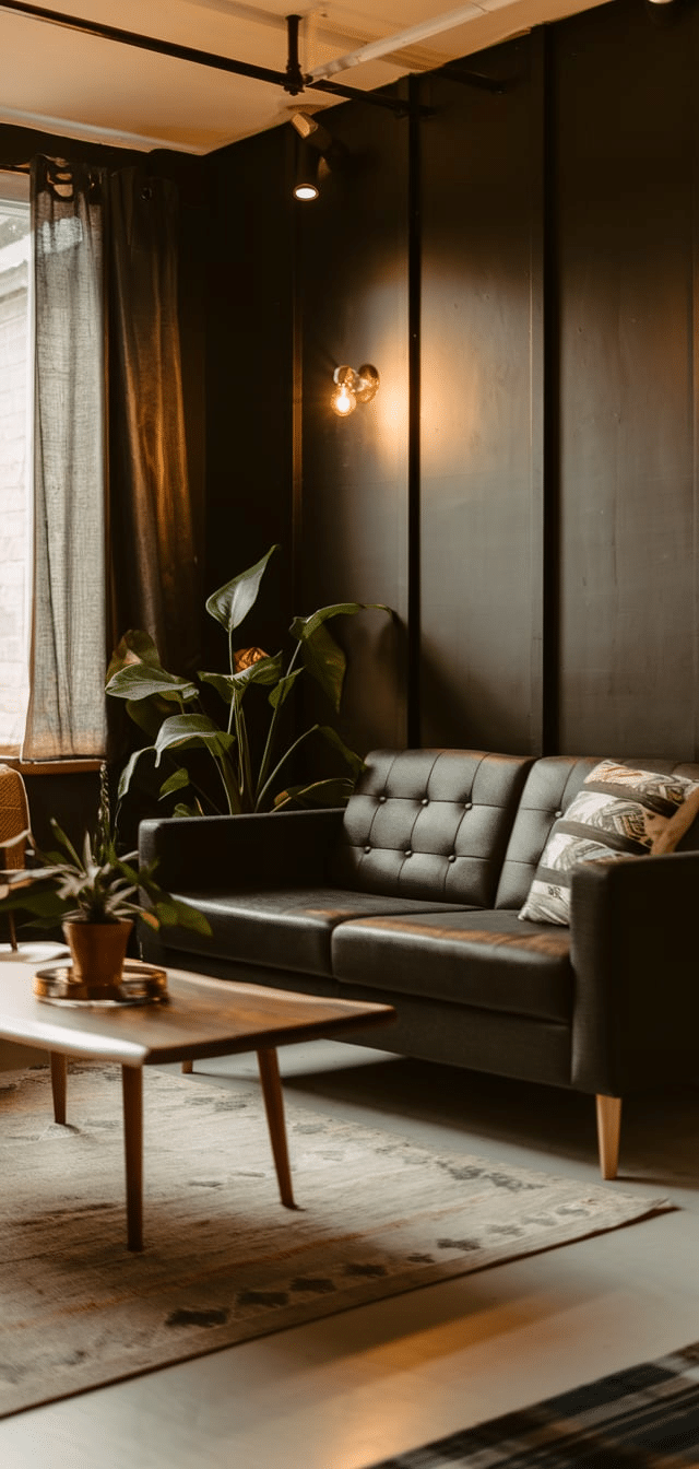 Dark Grey Sofa Living Room