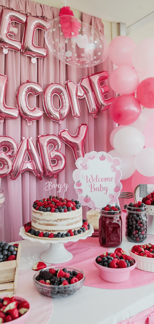 Berry Sweet Baby Shower Theme
