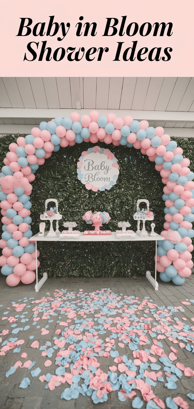 Baby in Bloom Shower Ideas