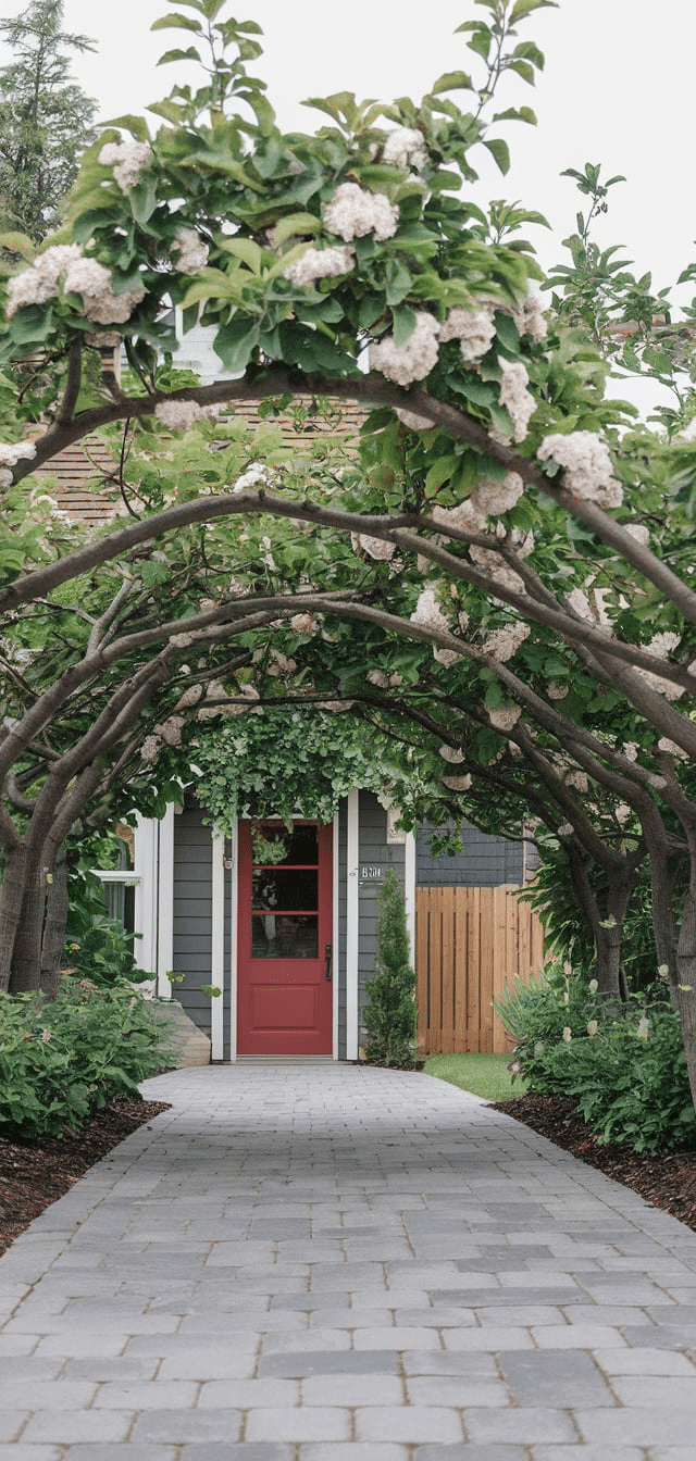 Driveway Entry Landscaping