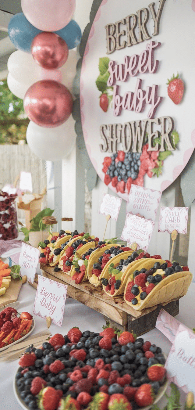 Berry Sweet Baby Shower Theme