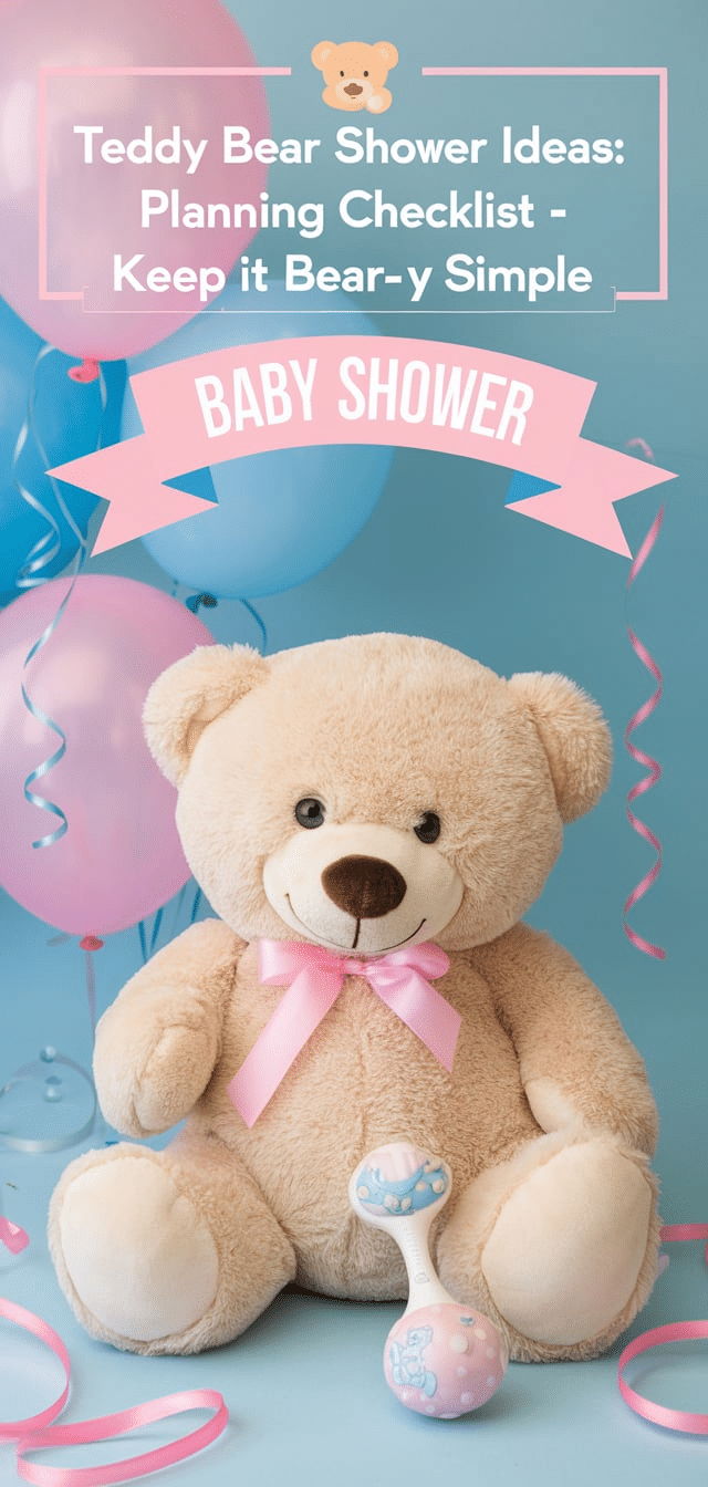 Teddy Bear Baby Shower Ideas