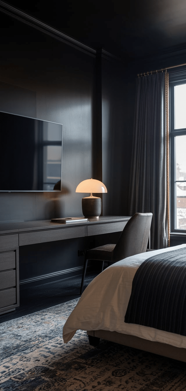 Dark Bedroom