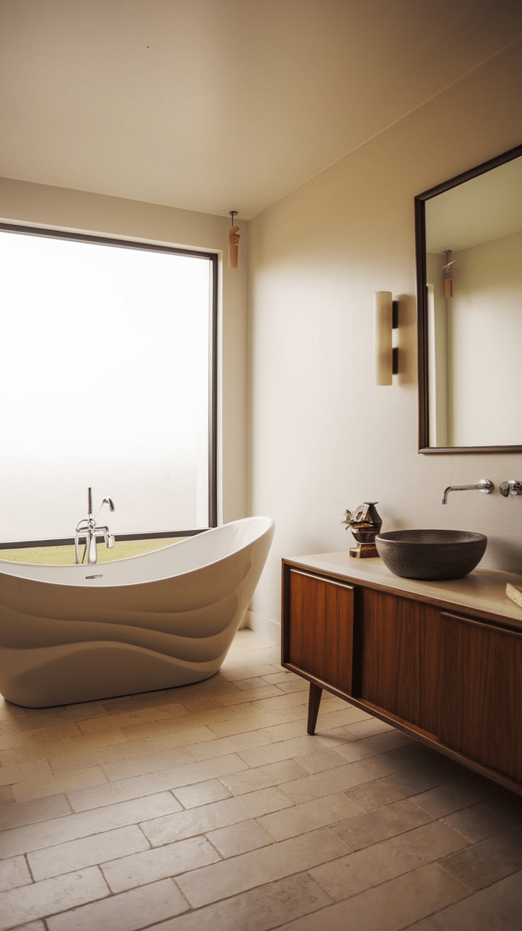 Mid Century Modern Bathroom