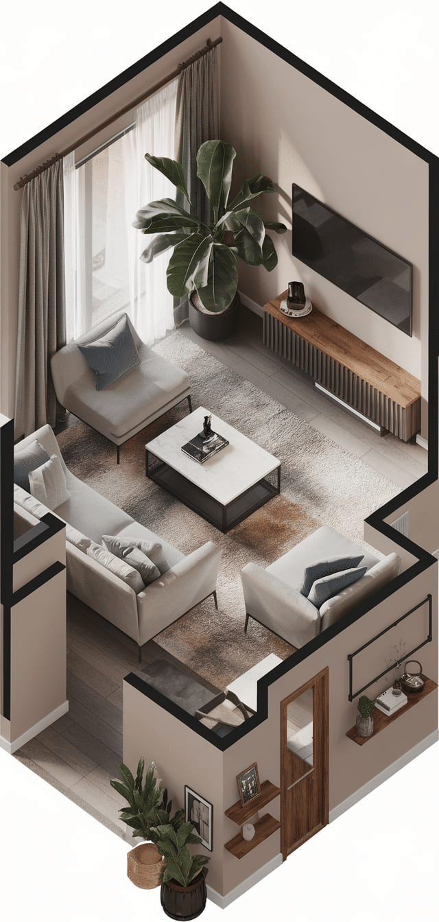 Small Living Room Layout