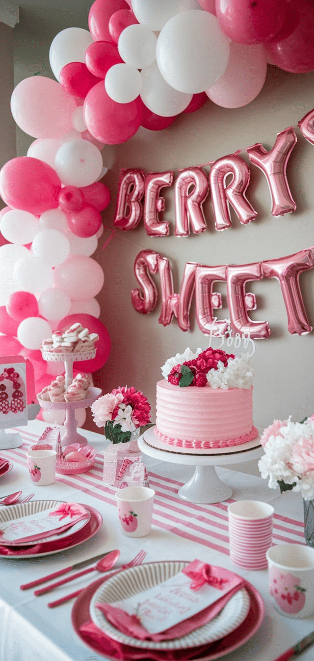 Berry Sweet Baby Shower Theme