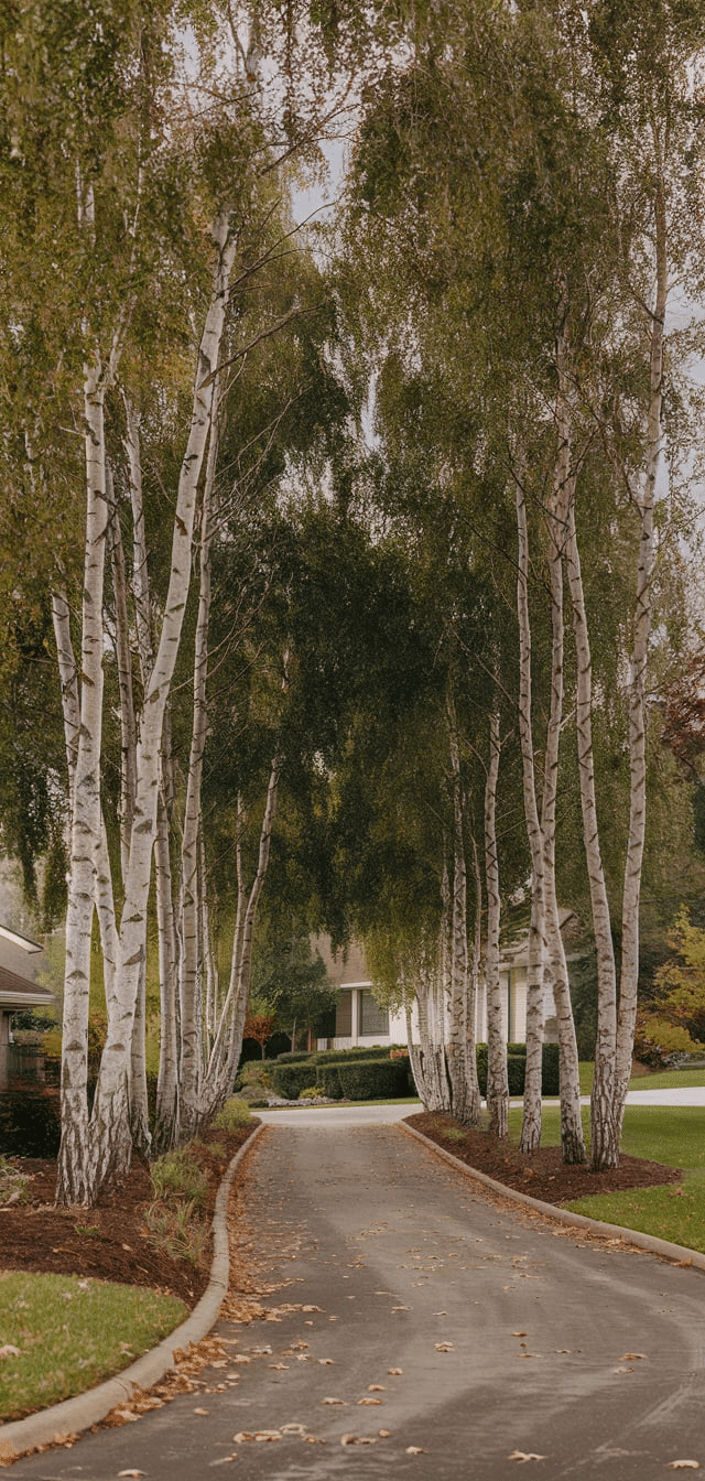 Driveway Entry Landscaping