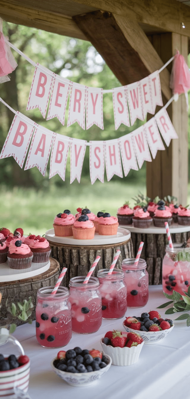 Berry Sweet Baby Shower Theme