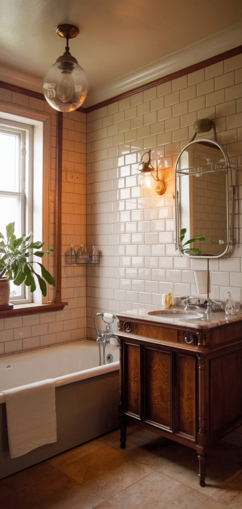 16 Charming Vintage Bathroom Design Ideas - The Mega Mom