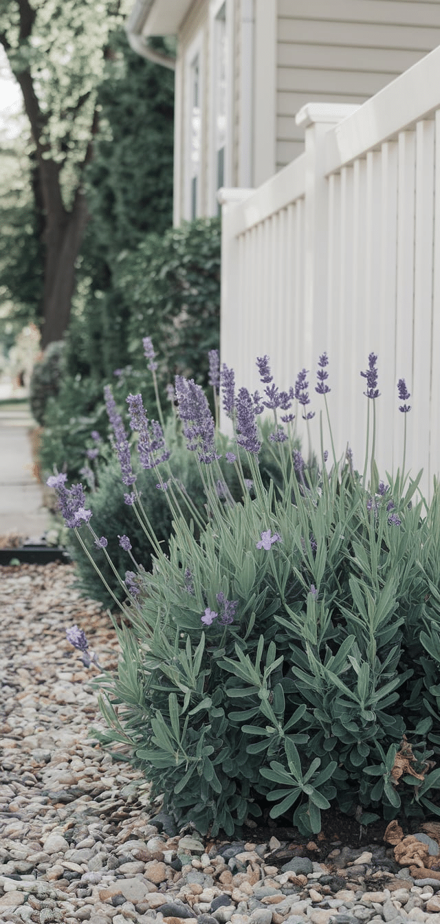 Bushes In Front Of House