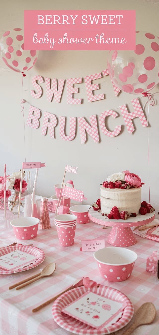 Berry Sweet Baby Shower Theme