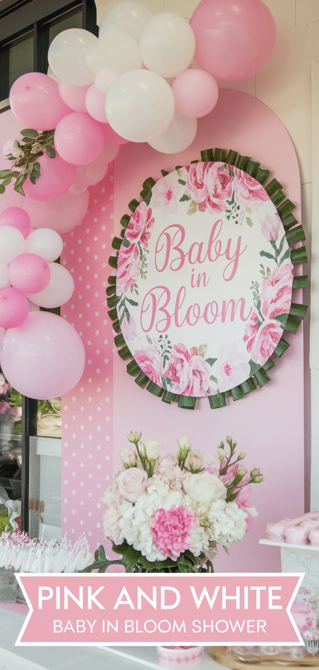 Baby in Bloom Shower Ideas
