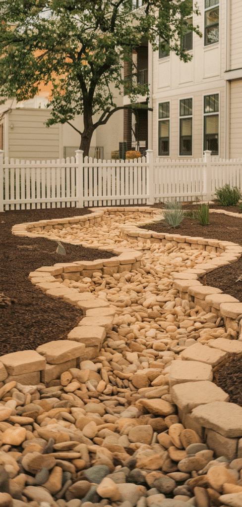 17 Genius Front Yard River Rock Landscaping Instead of Mulch Ideas ...