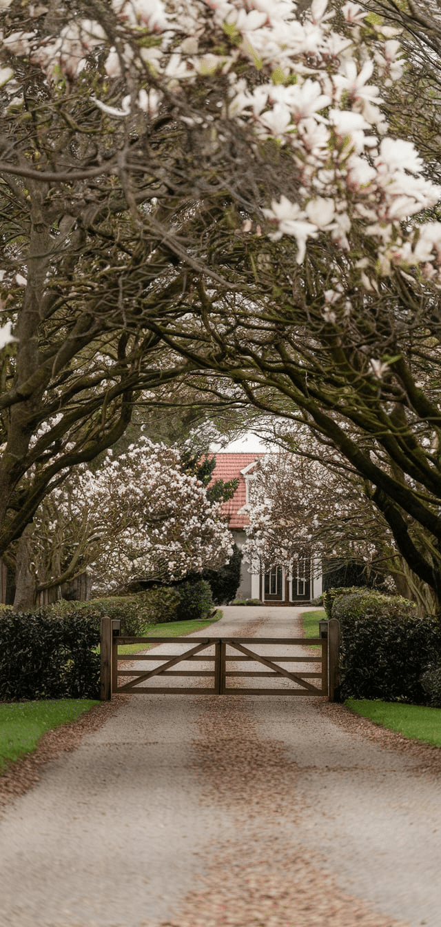 Driveway Entry Landscaping