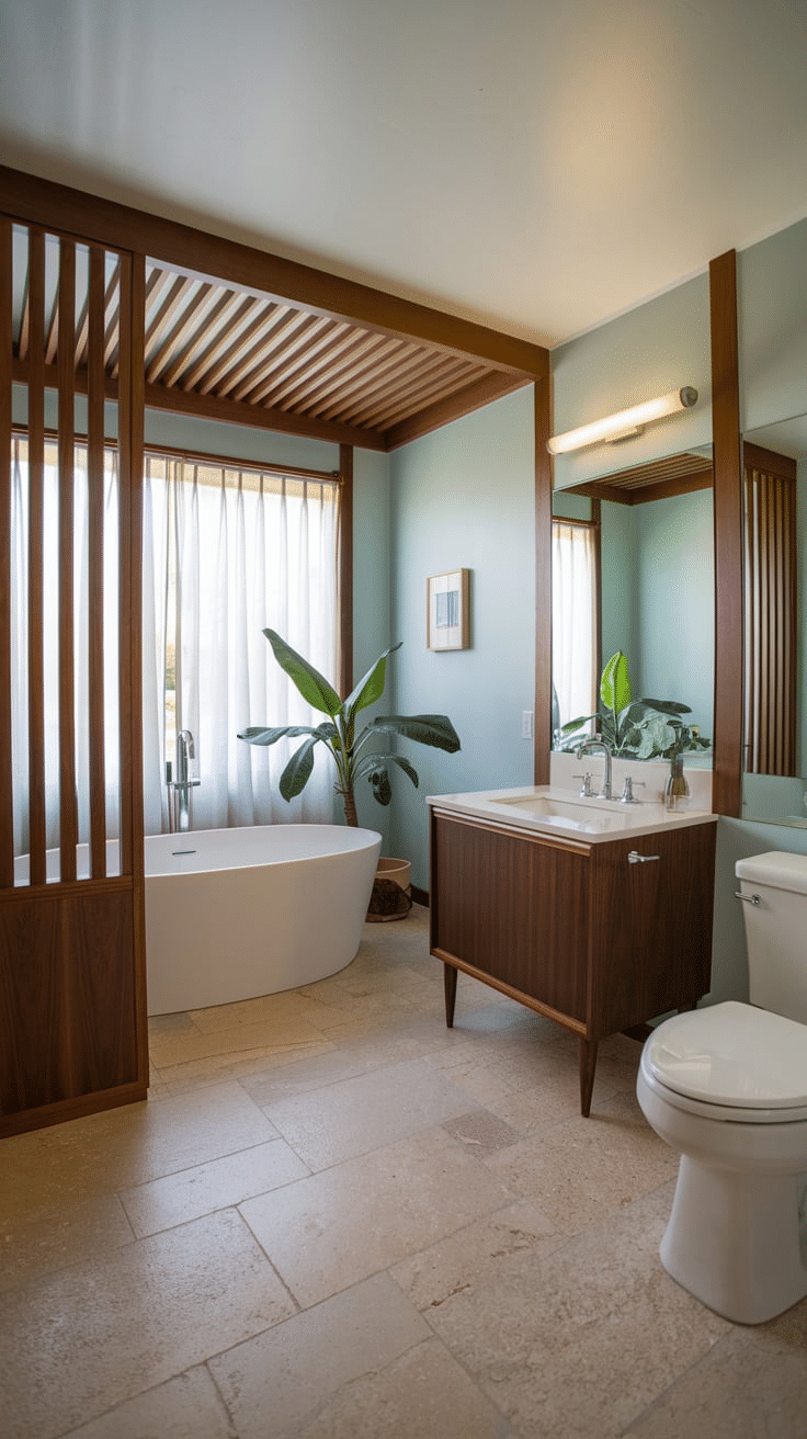 Mid Century Modern Bathroom