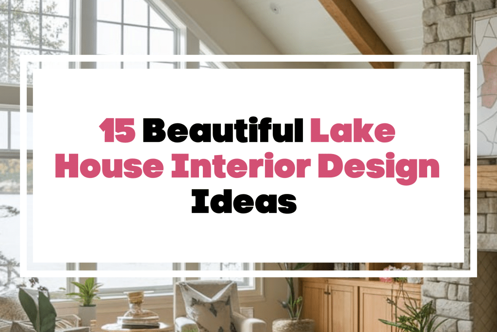 15 Beautiful Lake House Interior Design Ideas - The Mega Mom - Lake House Interior Design Style