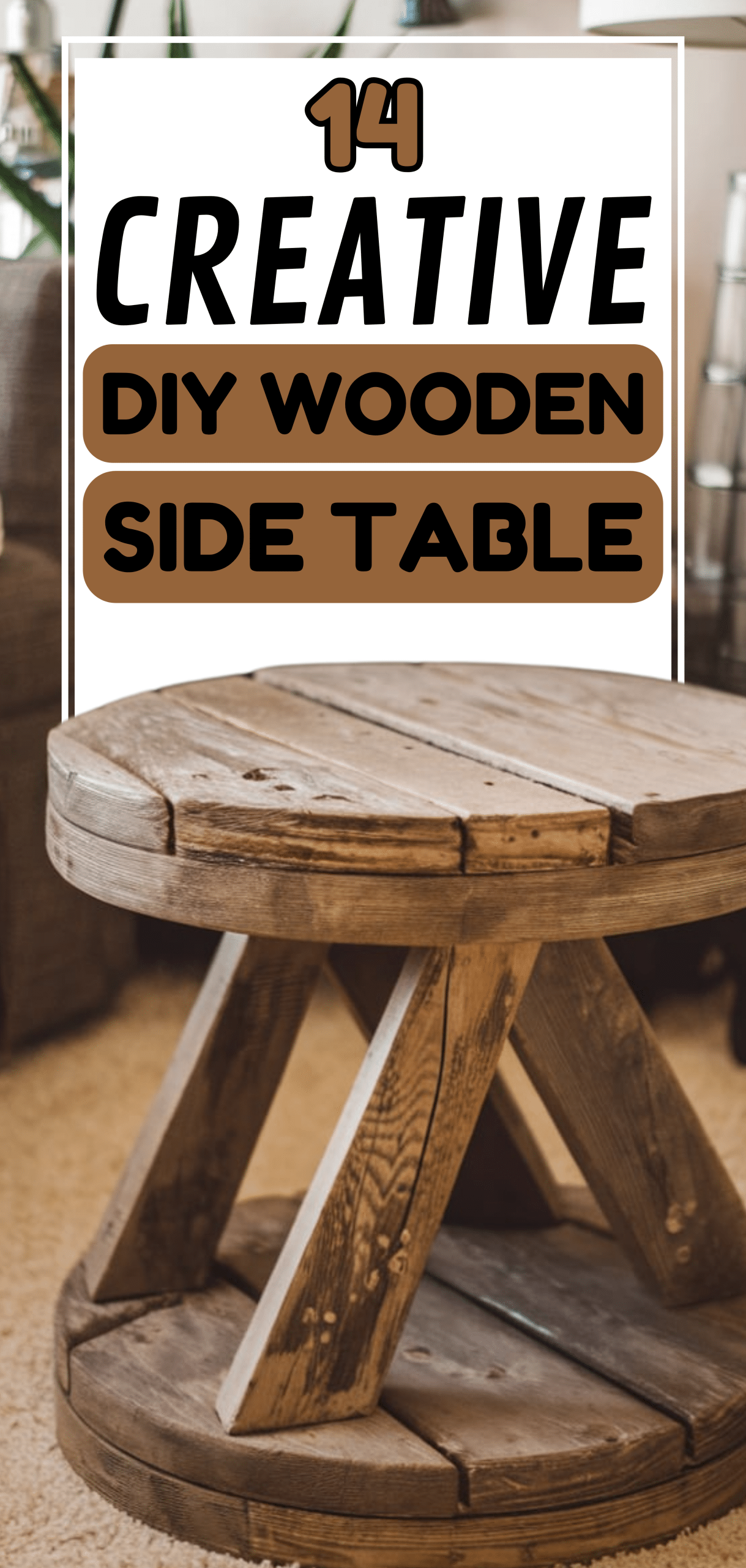 Wooden Side Table