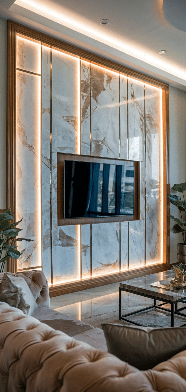 Living Room TV Wall