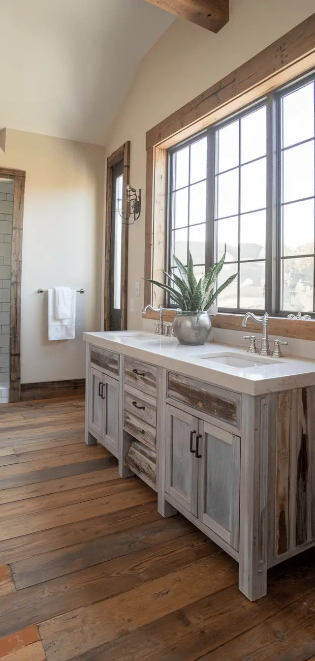 farmhouse bathroom