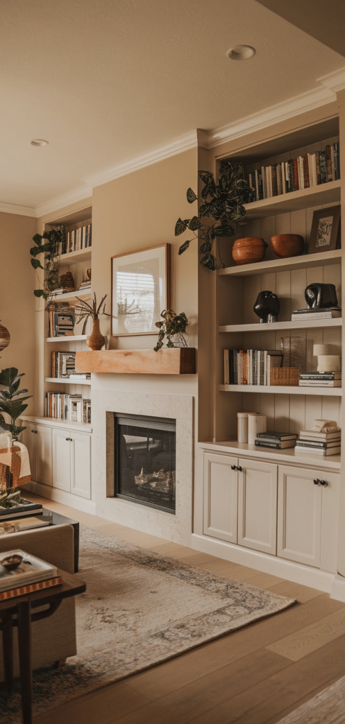 15 Beautiful Bookshelves Fireplace Built In Ideas - The Mega Mom