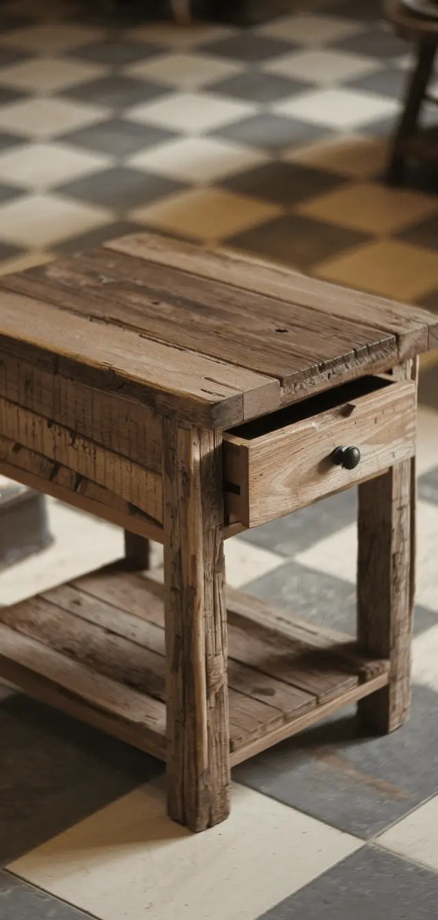 Wooden Side Table