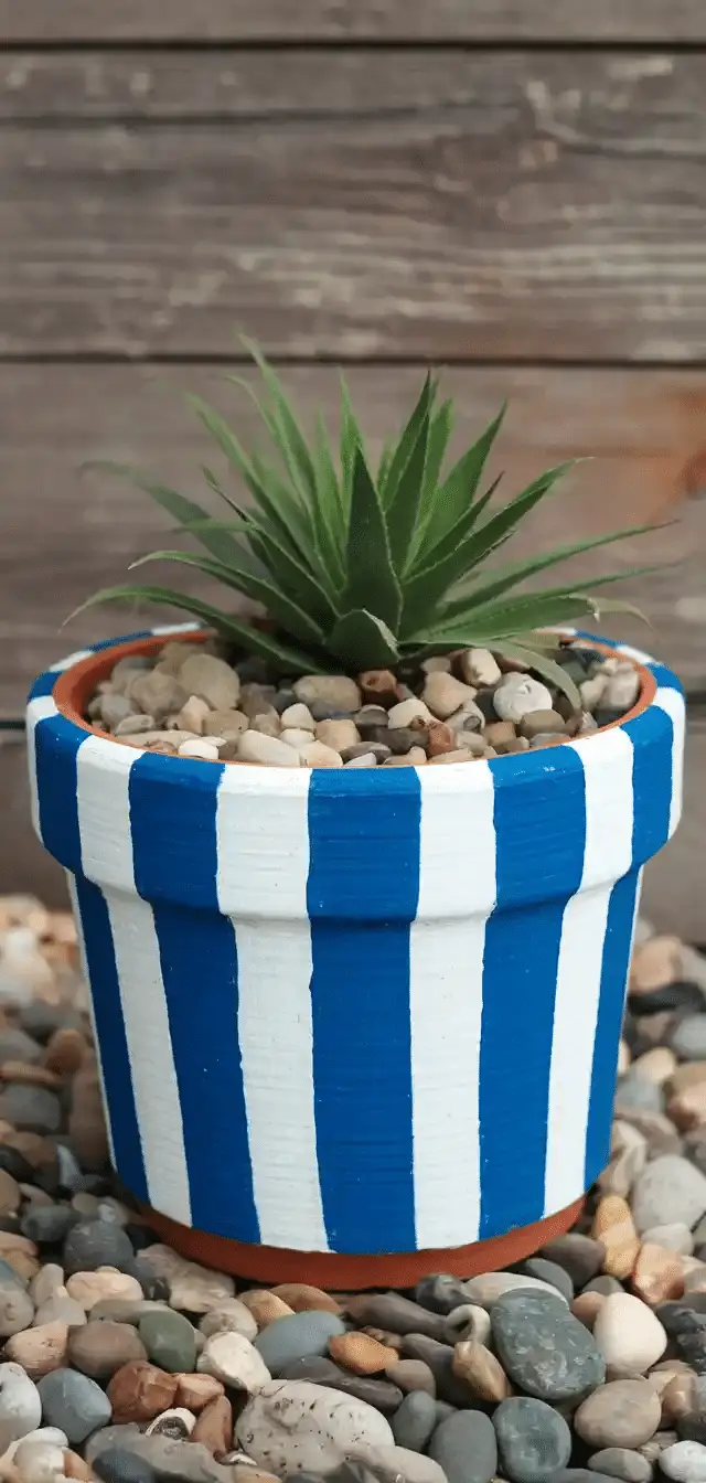 DIY Pebble Pot Ideas